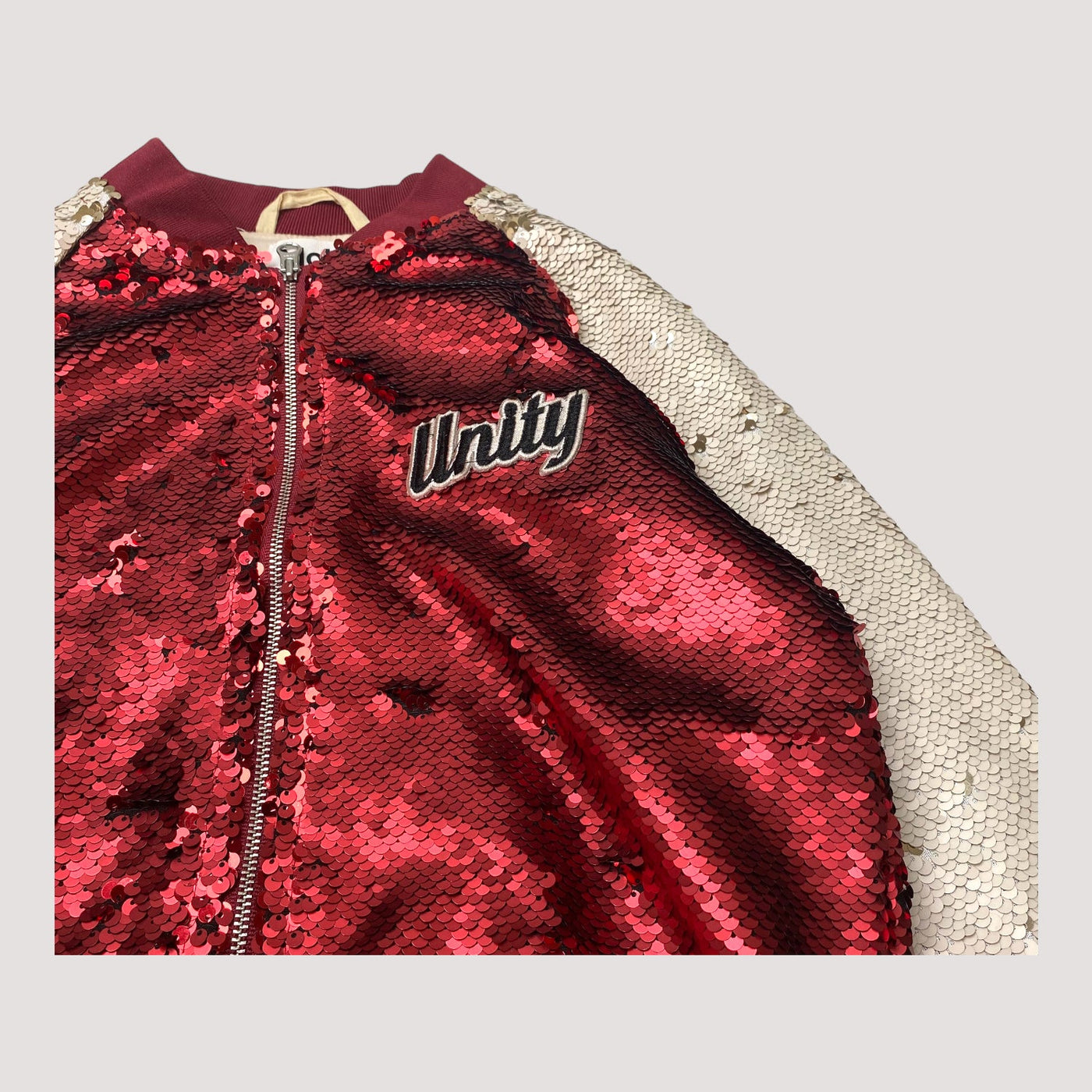 hubertha bomber jacket, carmine red | 140cm