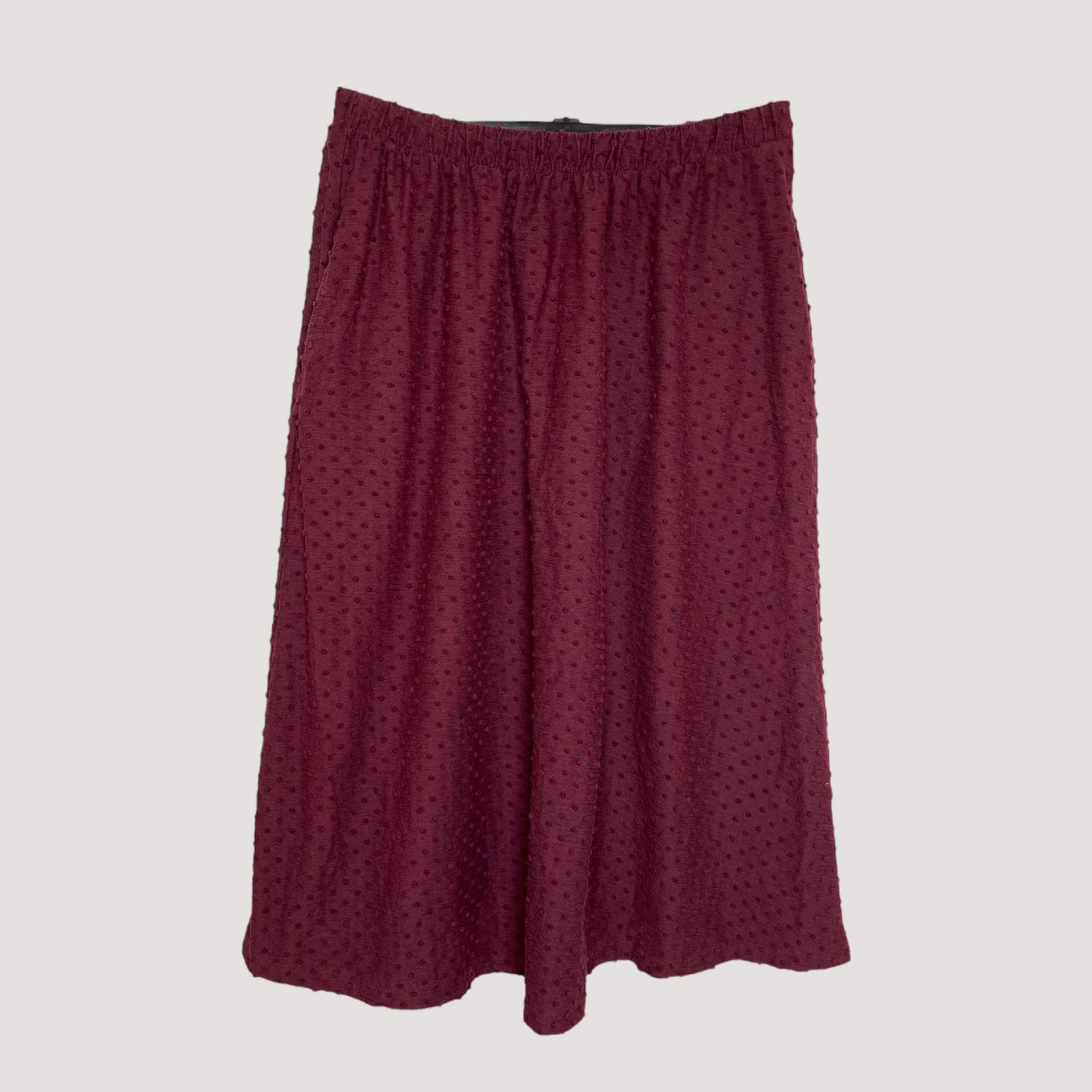 ana skirt, burgundy dot | women XXL