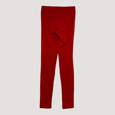patch leggings, red | woman XS