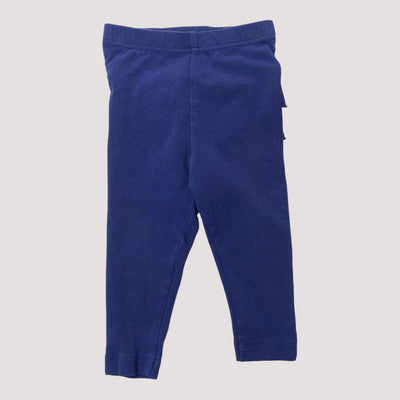 frill leggings, navy | 74/80cm