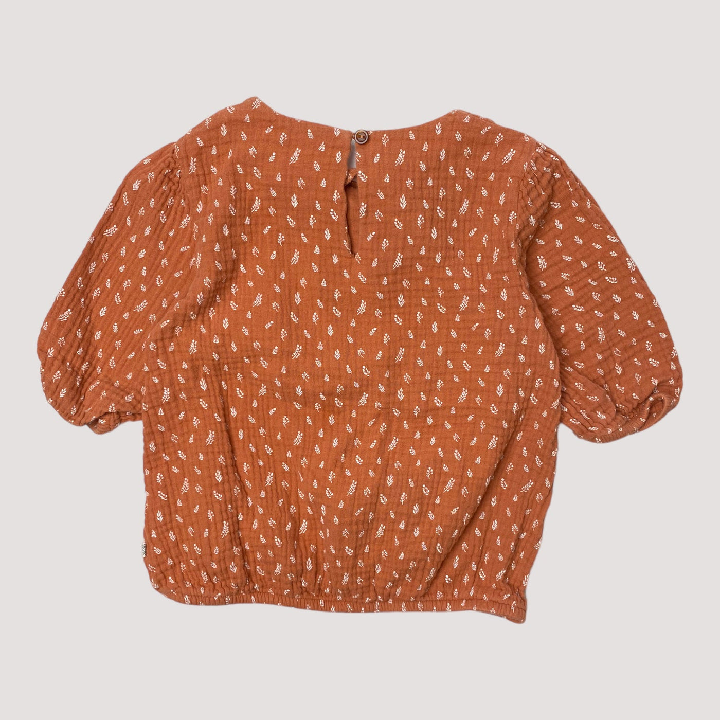 muslin shirt, vintage leaf tawny| 98/104cm