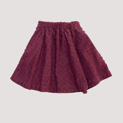 skirt, burgundy dot | 86/92cm