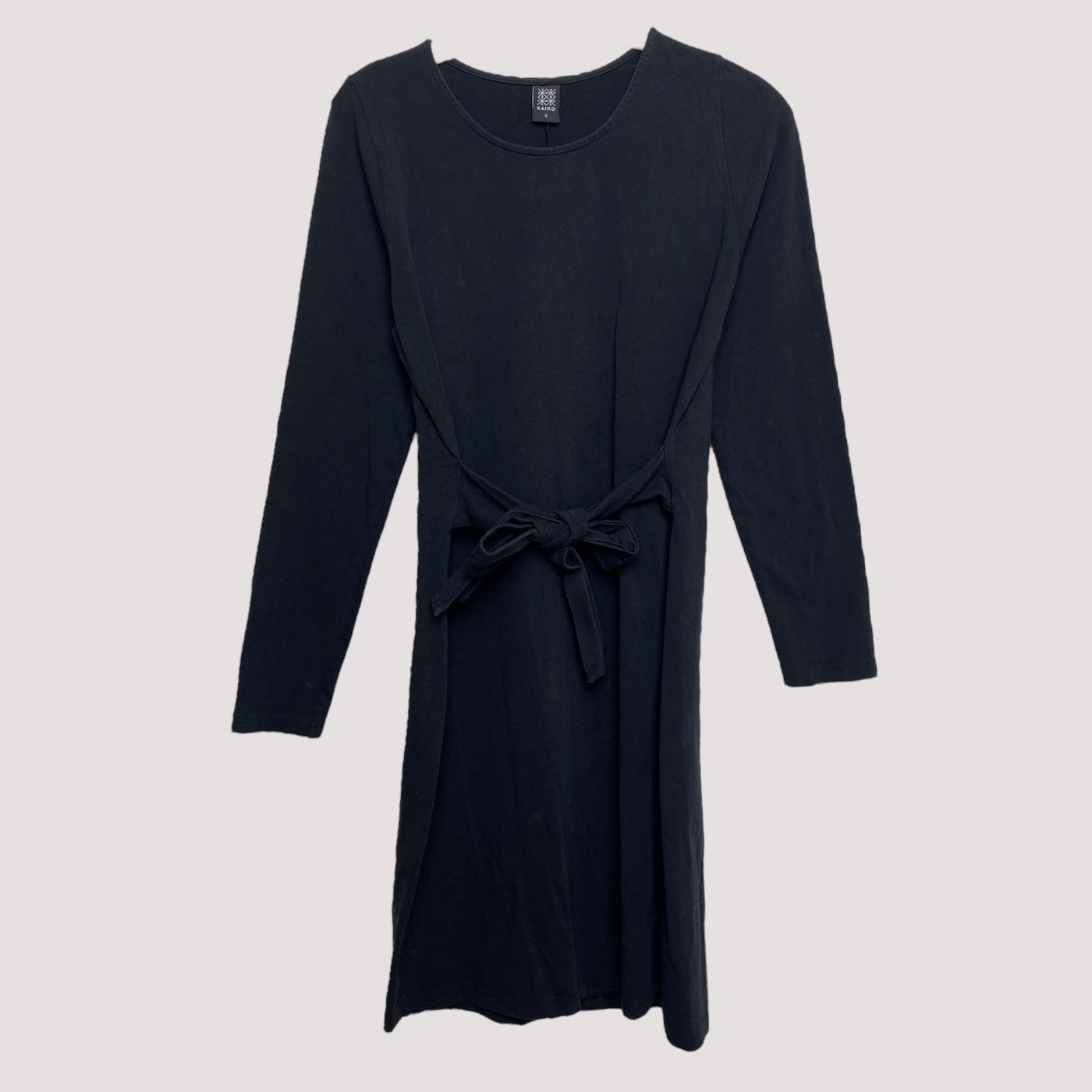 belted dress, black | women S