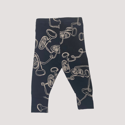 leggings, black/beige | 62/68cm