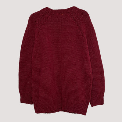 norrby wool sweater, wine | women M