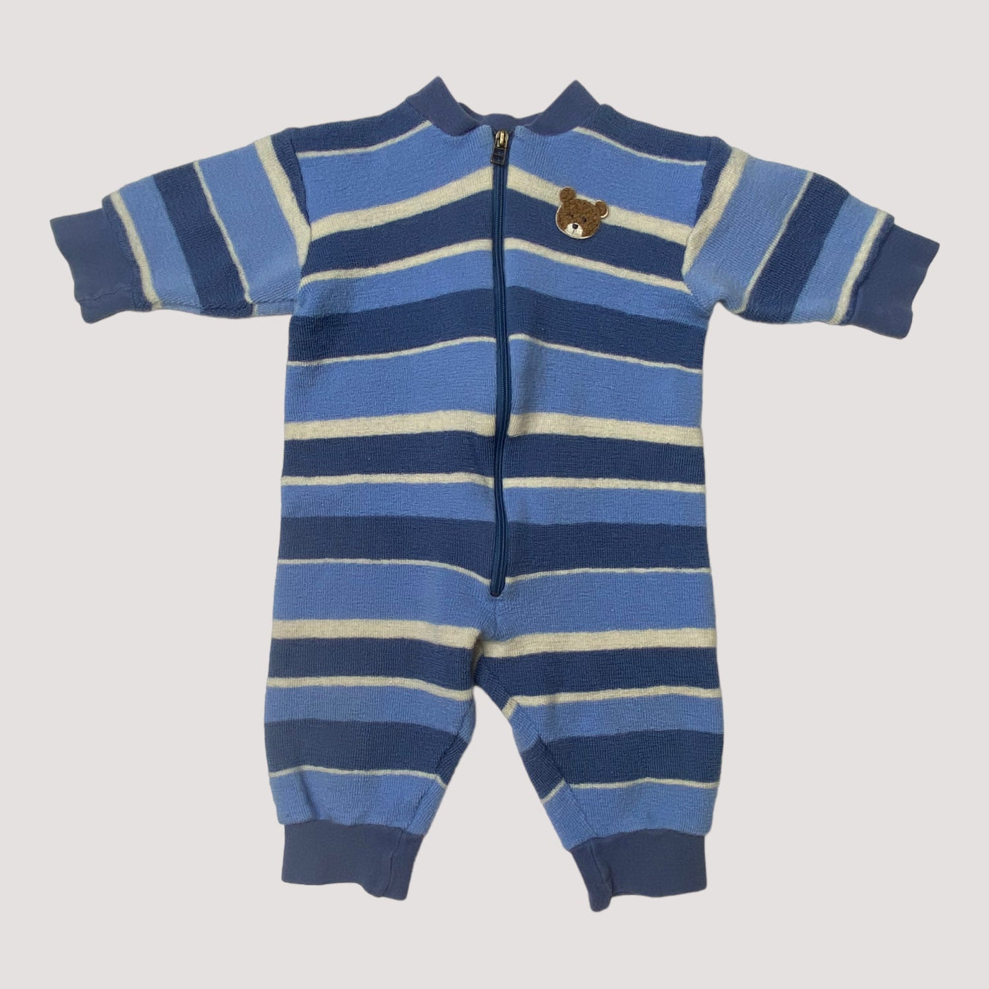 wool overall, blue stripes | 70cm