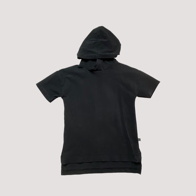 Kaiko hooded t-shirt, black | 86/92cm