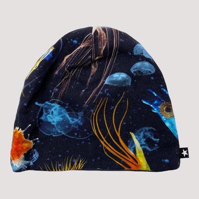 tricot blanket and beanie, jellyfish | one size