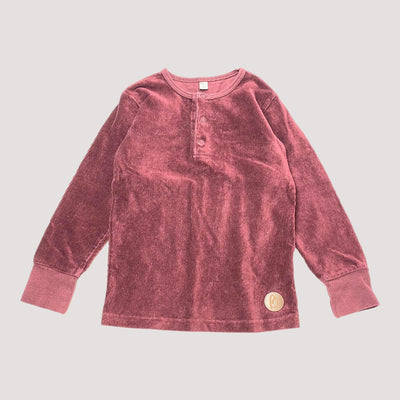 terry shirt, burgundy | 110/116cm