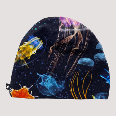 tricot blanket and beanie, jellyfish | one size