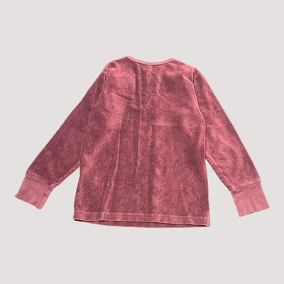 terry shirt, burgundy | 110/116cm