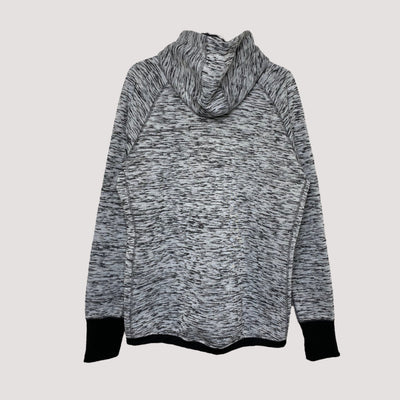hoodie, white/grey | men L