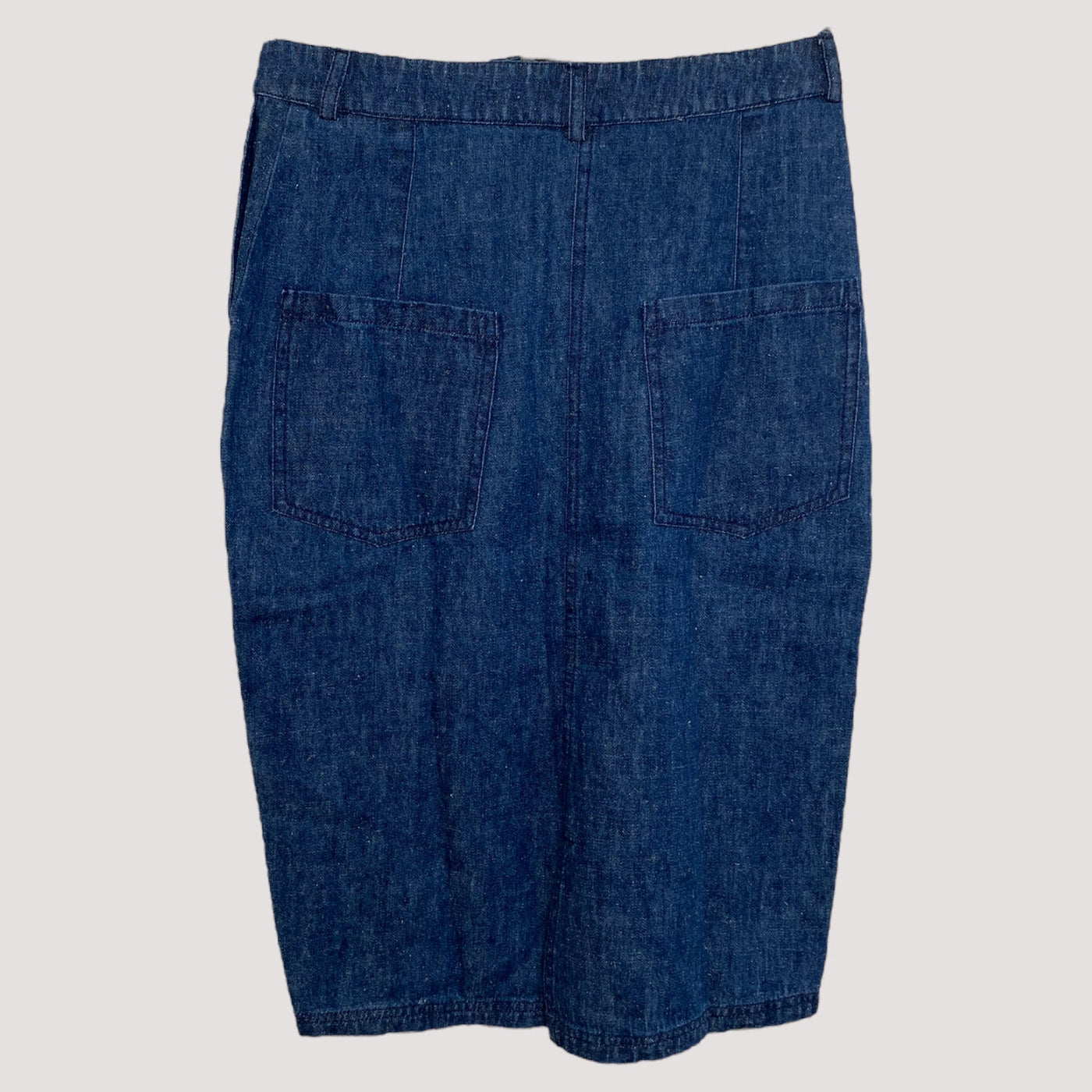 hemp skirt, denim | women XS