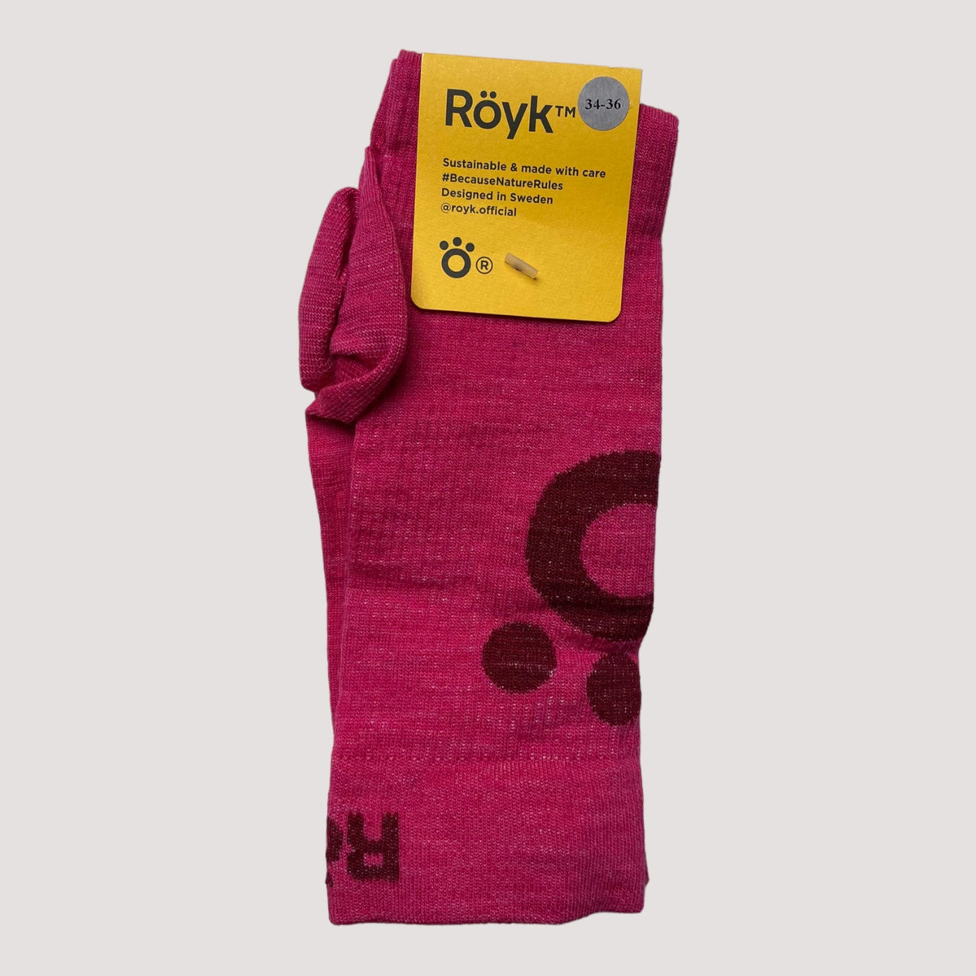 merino compression socks, raspberry | 34-36