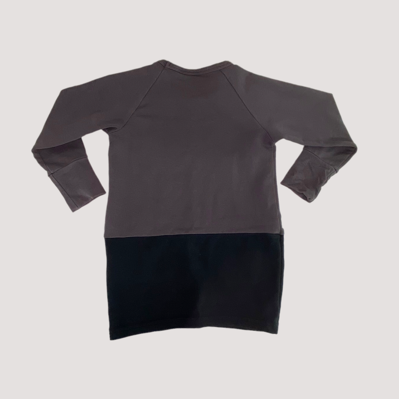 split sweat dress, grey/black | 86/92cm