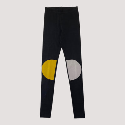 patch leggings, black | women XS