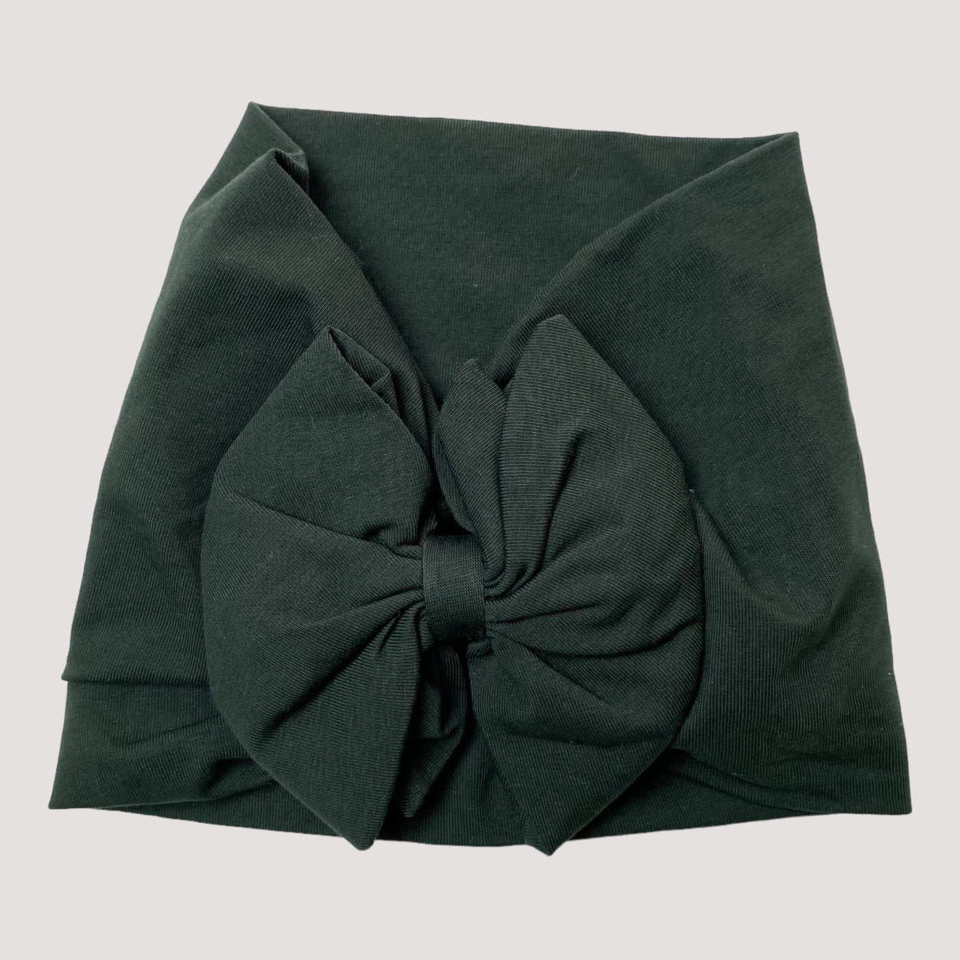 bow headwrap, green | 6-12m