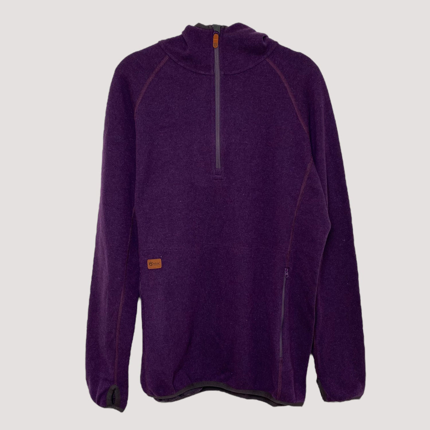 wool hoodie, purple | men XXL