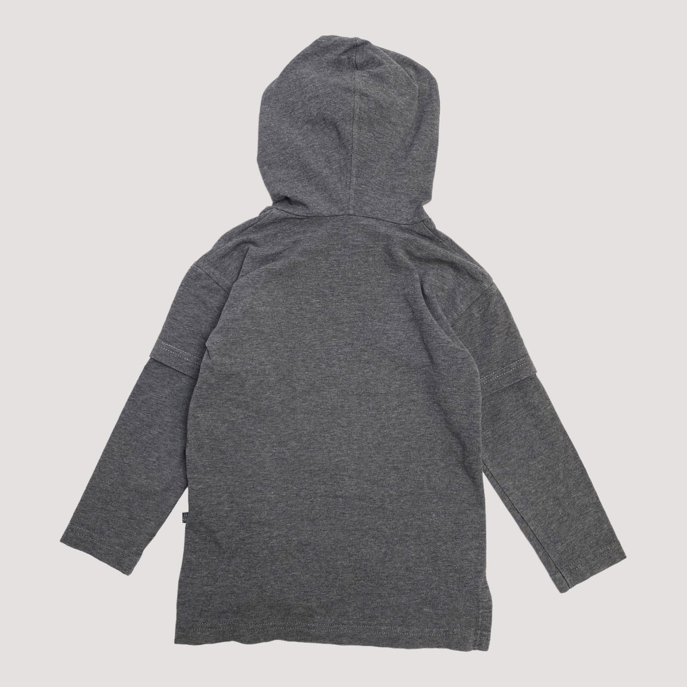hooded shirt, grey | 86/92cm