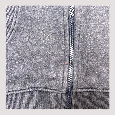 Ebbe hooded zipper sweatshirt, dark blue | 152cm