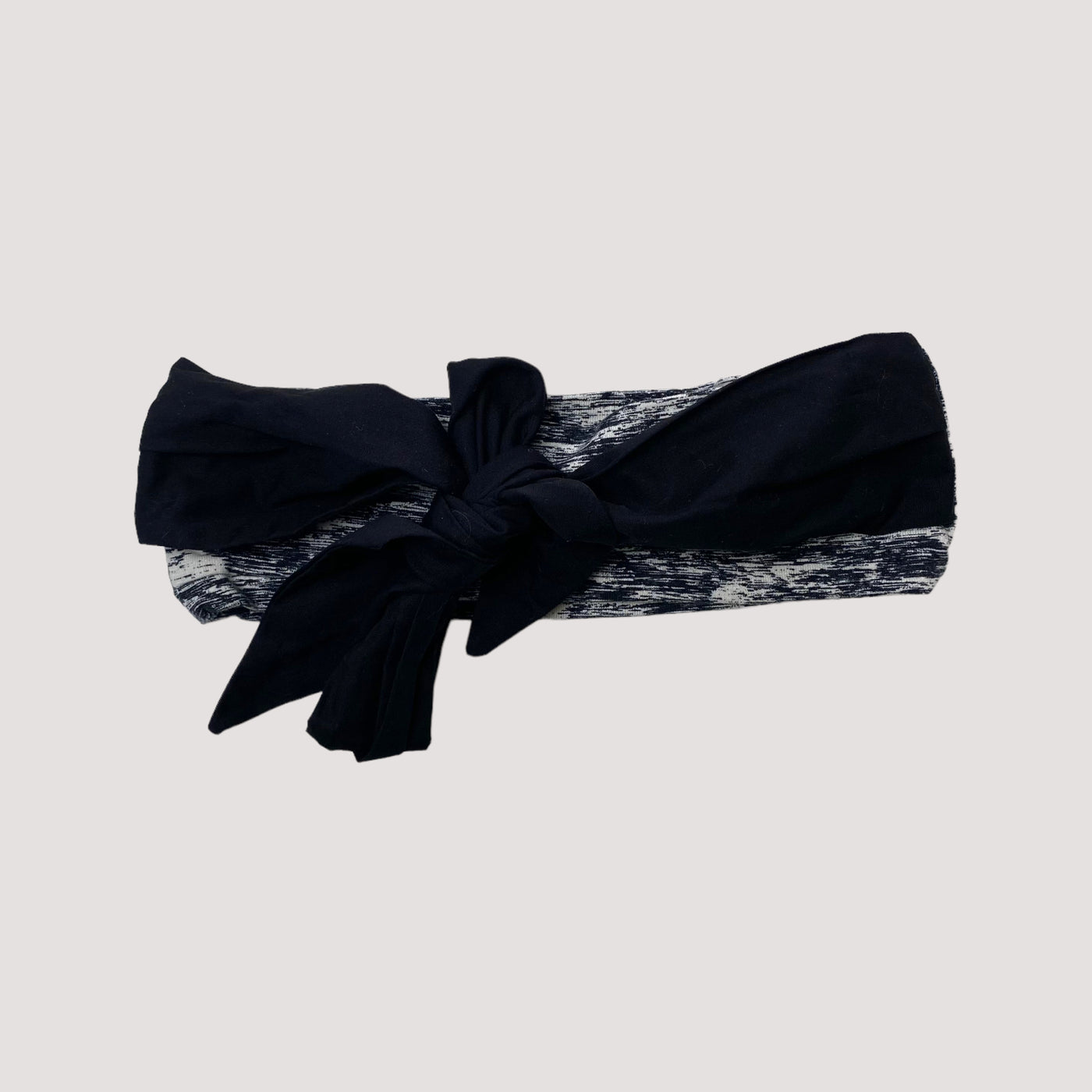 Papu bow headband, black/white | 50/54cm