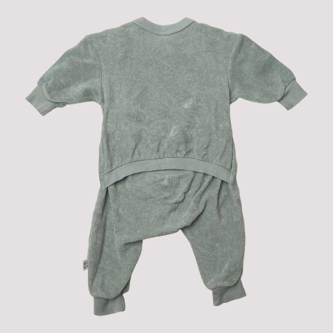 jumpsuit, sage | 62/68cm