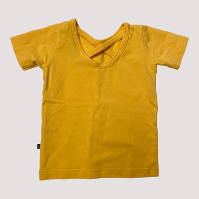 Kaiko cross t-shirt, yellow | 74/80cm