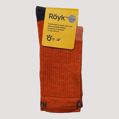 merino hiker socks, orange | 34-36