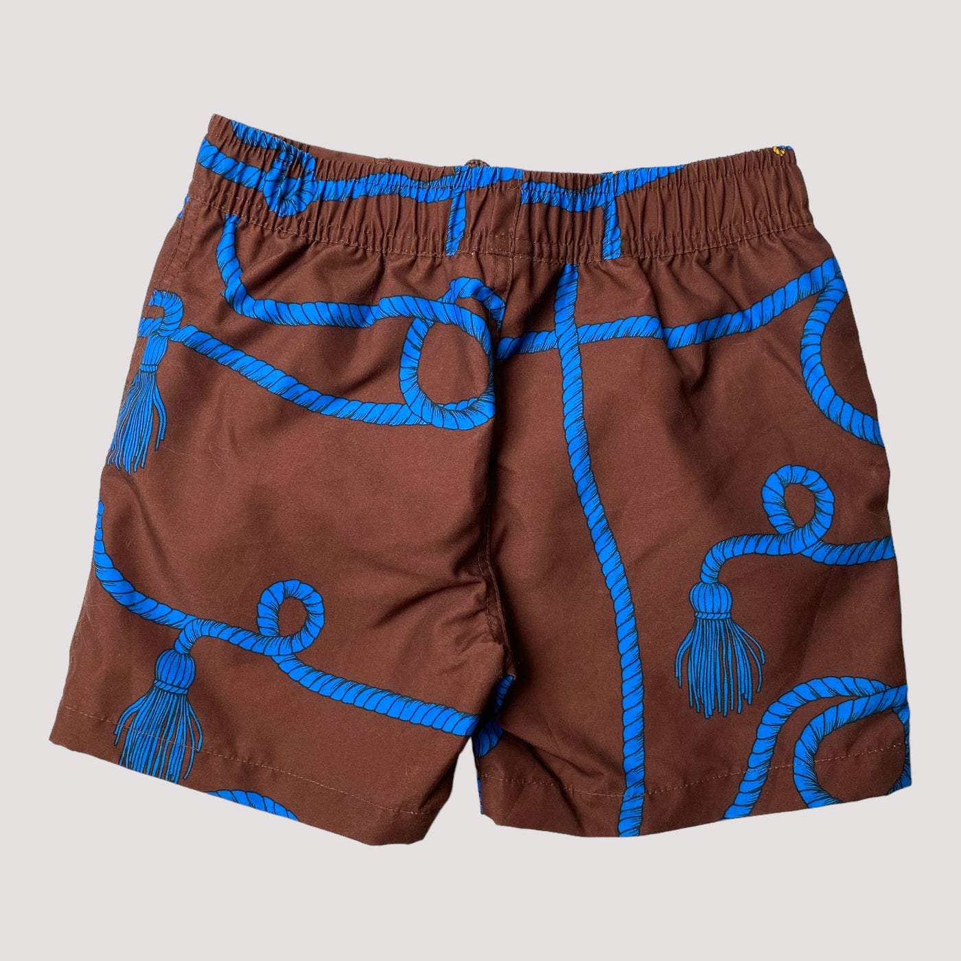Mini Rodini rope swim shorts, brown | 104/110cm