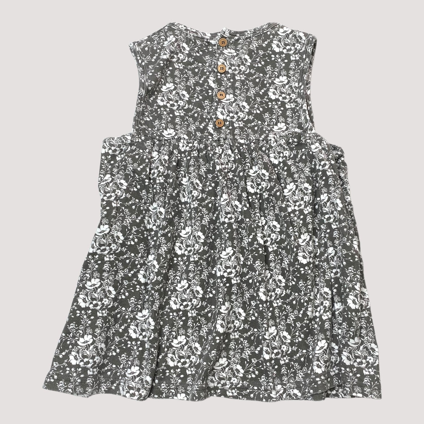 sleeveless dress, flowers | 6Y