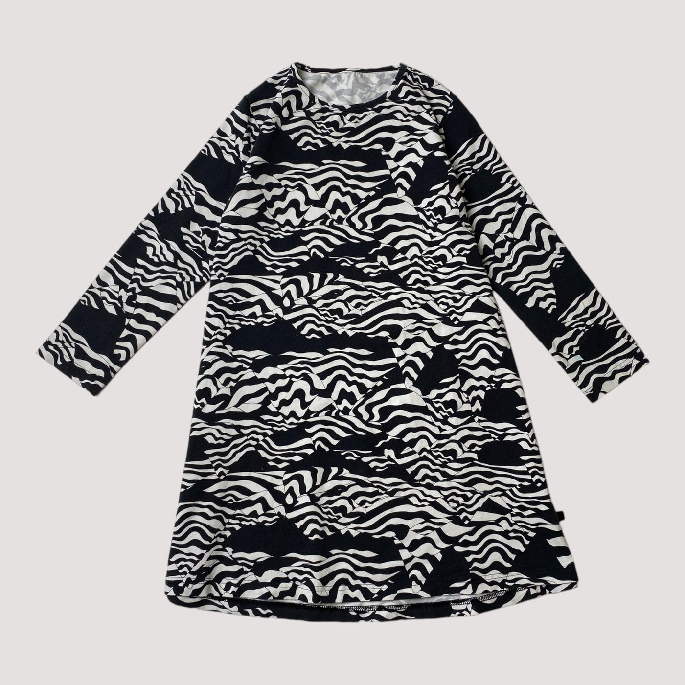 Vimma tunic dress, black/white | 130cm