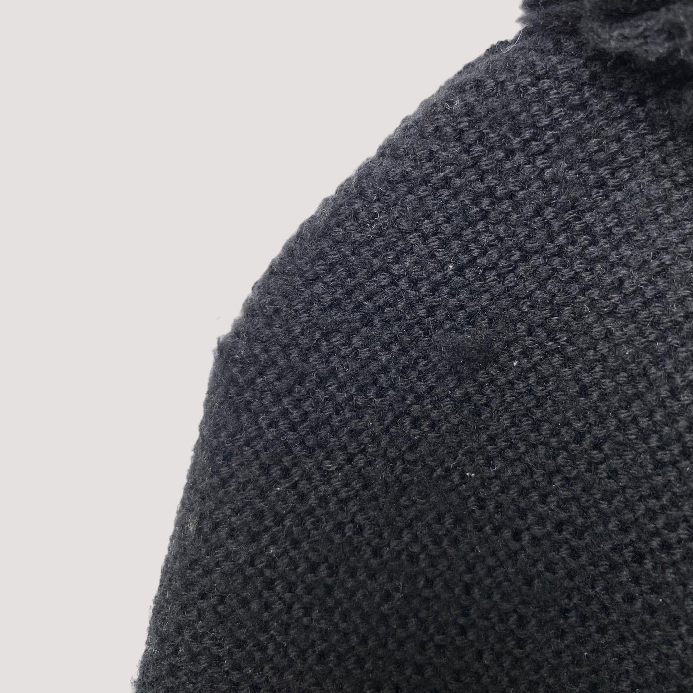 merino wool beanie, black | 3-5y