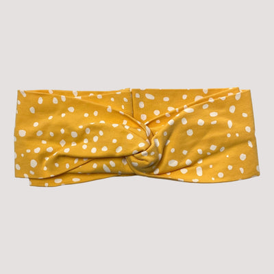 knot headband, yellow dots | 48/50cm