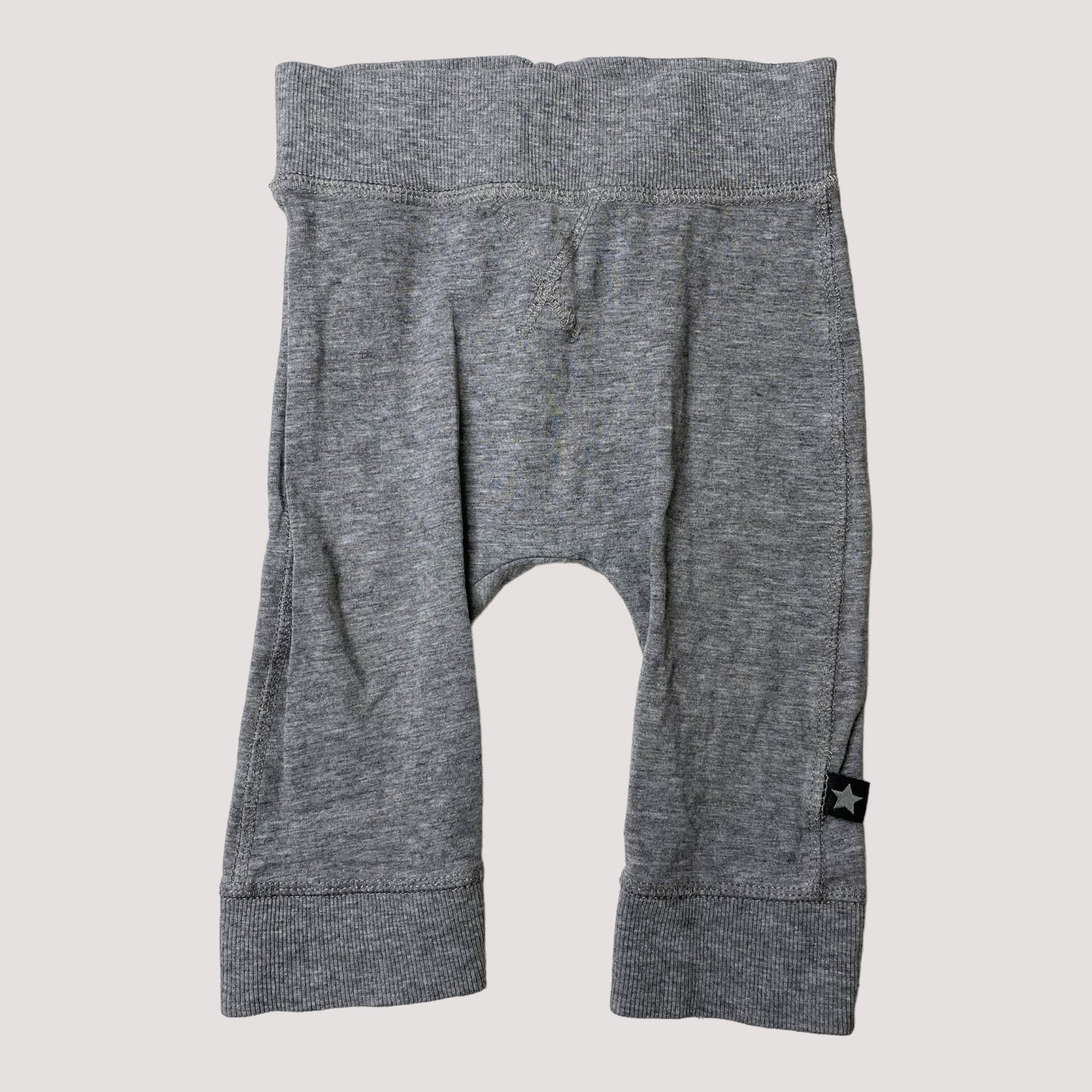basic baby pants, grey | 74cm