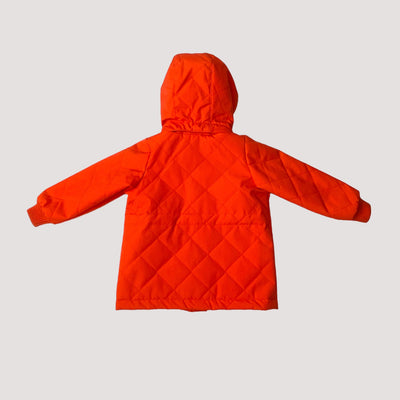 quilted jacket, chili red | 80/86cm