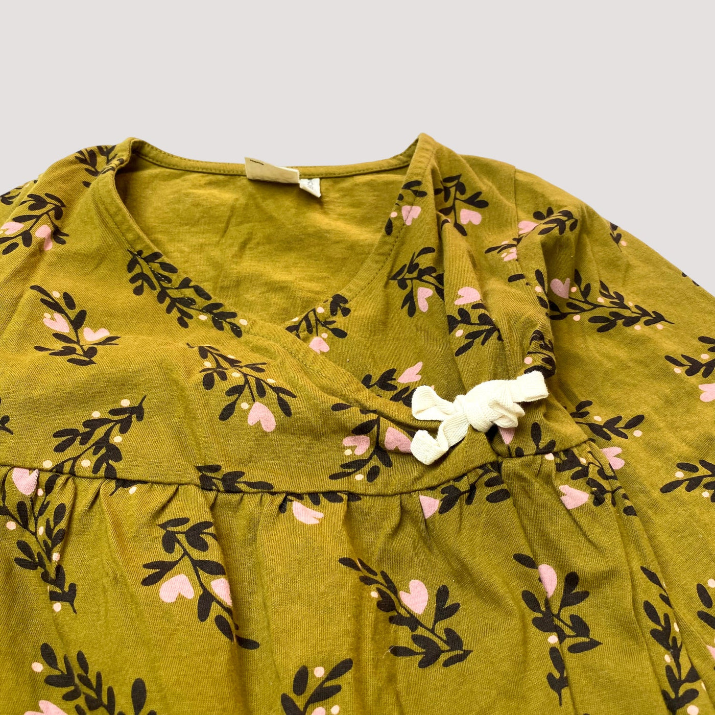 wrap shirt, secret garden | 122/128cm