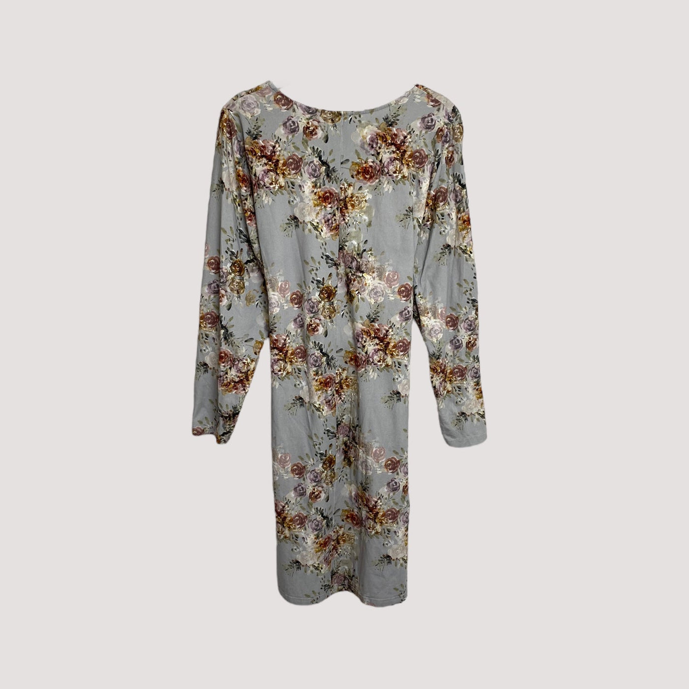 belted dress, vintage flora | woman XL