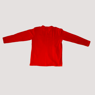 print patch shirt, red | 128cm