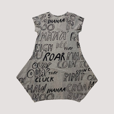 kanto dress, grey/black | 122/128cm