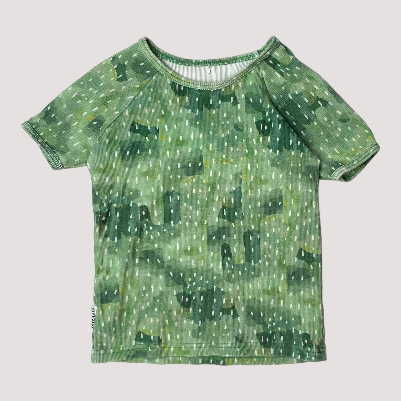 rib t-shirt, pistachio | 116cm