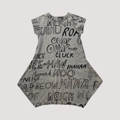 kanto dress, grey/black | 122/128cm