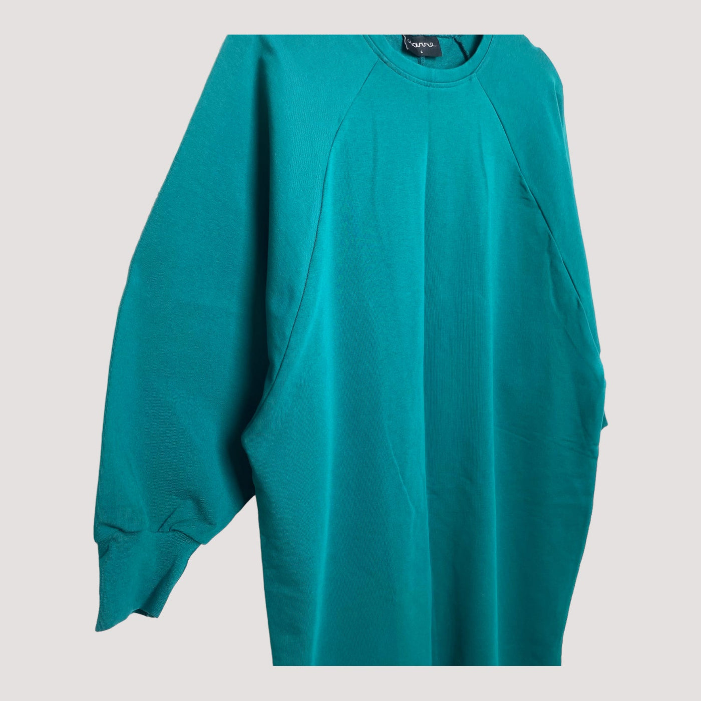 sweat dress, teal | women L