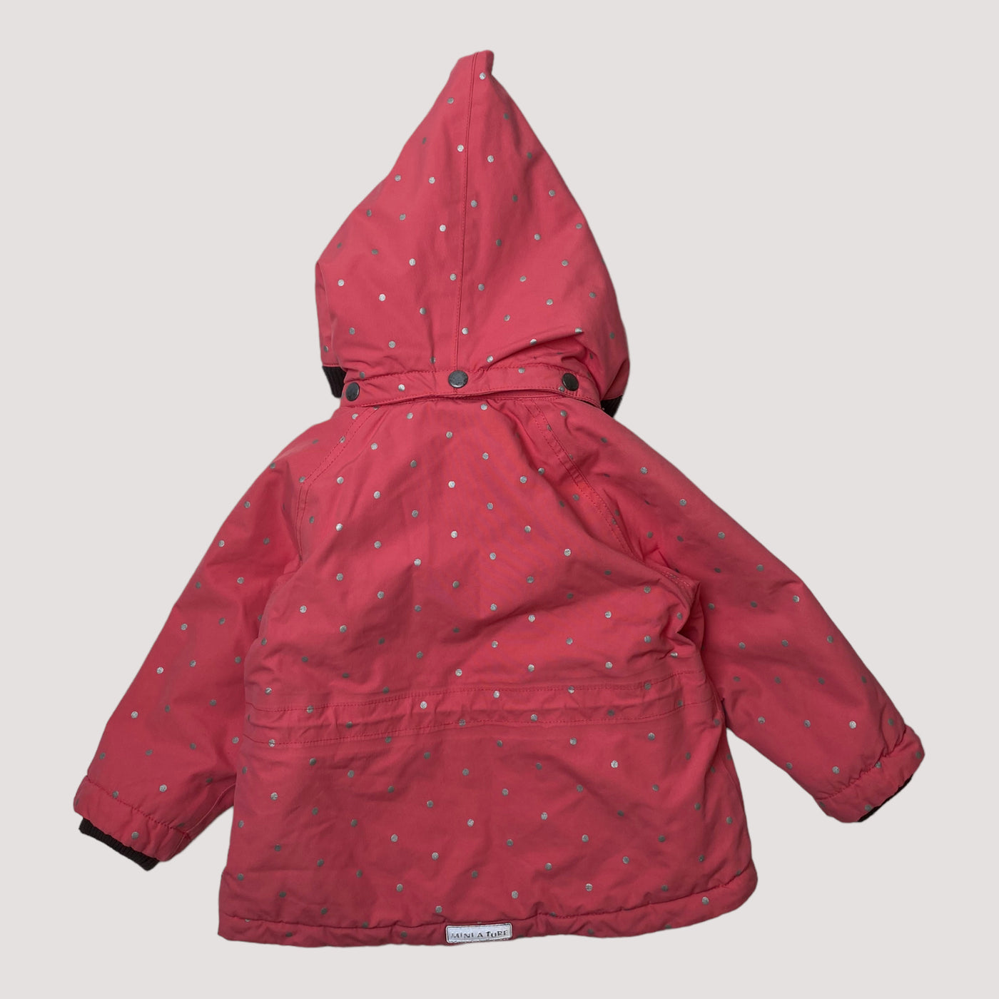 winter jacket, pink dots | 92cm