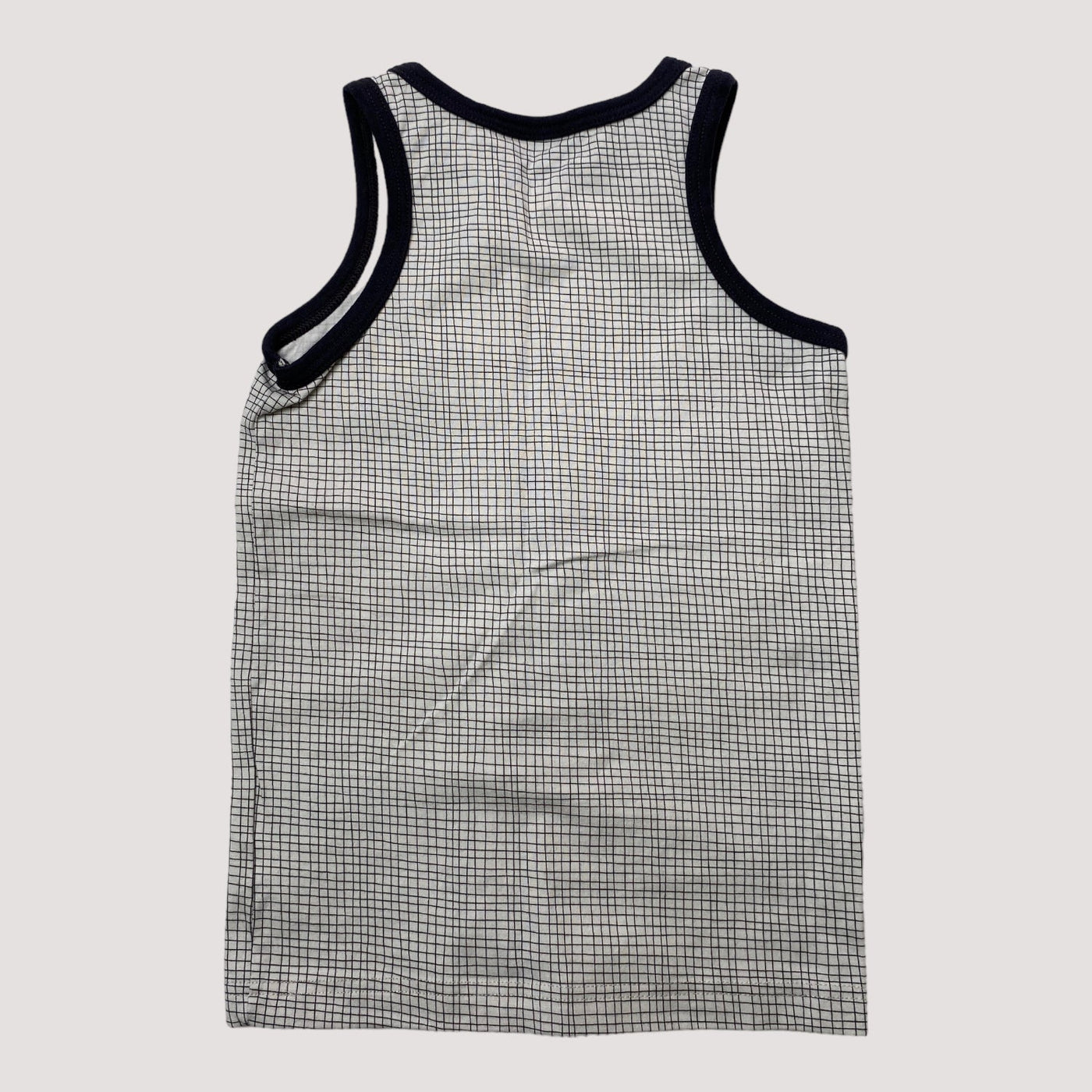 Papu top, grid print | 98/104cm