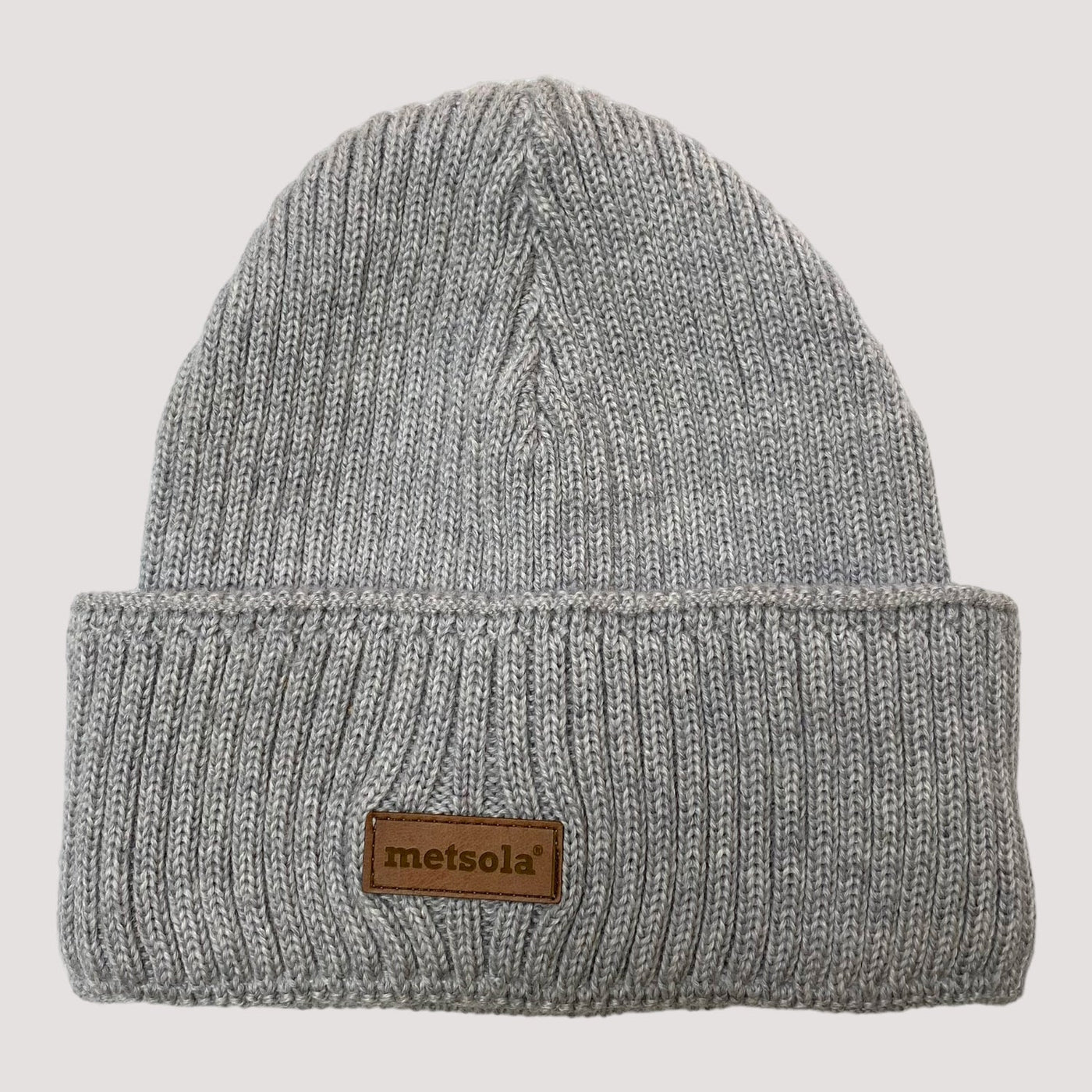 merino wool beanie, grey  | 3-5y