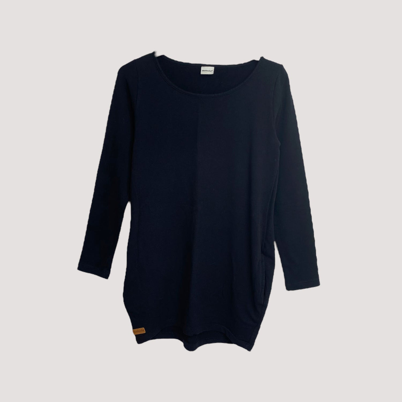 sweat tunic dress, black | women S