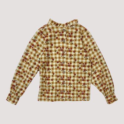 shirt, plaid flowers | 110/116cm
